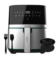 Cecotec 03317 friggitrice Singolo 5,5 L Indipendente 1700 W Friggitrice ad aria calda Nero, Acciaio inox