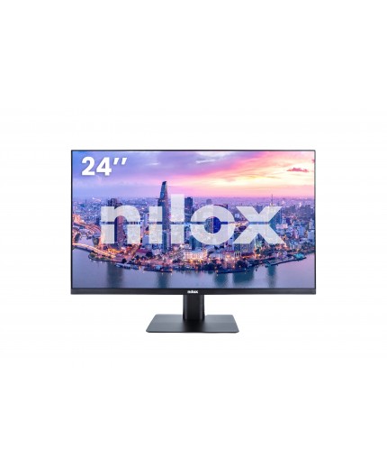 Nilox MONITOR 24" NXMM24FHD112 LED FULLHD IPS 100HZ HDMI DP SQUARE· Monitor PC 60,5 cm (23.8") 1920 x 1080 Pixel Nero