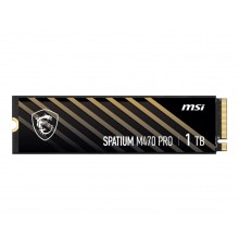 MSI SSD SPATIUM M470 PRO PCIe 4.0 NVMe M.2 1TB 2 GB PCI Express 4.0 3D NAND
