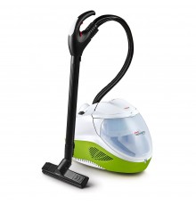 Polti Vaporetto Lecoaspira FAV80 Turbo Intelligence Pulitore a vapore cilindrico 1,8 L 2450 W Verde, Bianco