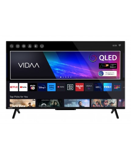 Toshiba 43QV2463DA QLED TV 109,2 cm (43") 4K Ultra HD Smart TV Wi-Fi Nero 250 cd/m² Toshiba 43QV2463DA QLED TV 109,2 cm (43") 4K Ultra HD Smart TV Wi-Fi Nero 250 cd m²