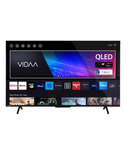 Toshiba 55QV2463DA QLED TV 139,7 cm (55") 4K Ultra HD Smart TV Nero 250 cd m²