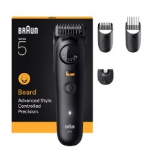 Braun BeardTrimmer 9 BT5520 regolabarba Batteria 40 2 cm Bagnato e secco Nero