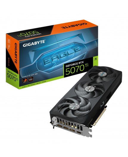 GIGABYTE GeForce RTX 5070 Ti EAGLE OC SFF 16G Scheda Grafica - 16GB GDDR7, 256 bit, PCI-E 5.0, 2542 MHz Core Clock, 3 x DP