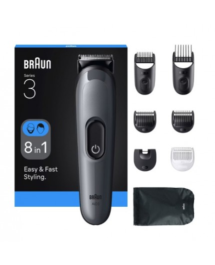 Braun AIO3540 tagliacapelli Nero, Grigio 14 Nichel-Metallo Idruro (NiMH)