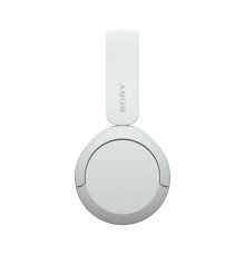 Sony Cuffie Bluetooth wireless WH-CH520 - Durata della batteria fino a 50 ore con ricarica rapida, stile on-ear - Bianco
