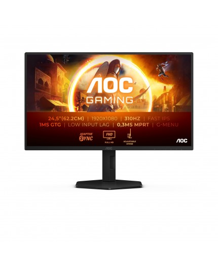 AOC G4 25G4SXU Monitor PC 62,2 cm (24.5") 1920 x 1080 Pixel Full HD LED Nero, Grigio