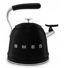 Smeg Bollitore con fischio 50's Style - Nero LUCIDO - WKF01BL