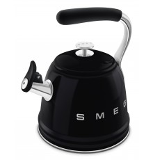 Smeg Bollitore con fischio 50's Style - Nero LUCIDO - WKF01BL
