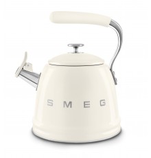 Smeg Bollitore con fischio 50's Style - Panna LUCIDO - WKF01CR