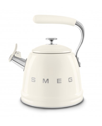 Smeg Bollitore con fischio 50's Style - Panna LUCIDO - WKF01CR