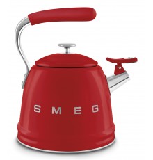 Smeg Bollitore con fischio 50's Style - Rosso LUCIDO - WKF01RD