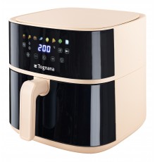 Tognana Porcellane D2DFA05IRCH friggitrice Singolo 8 L Indipendente 2000 W Friggitrice ad aria calda Nero, Champagne