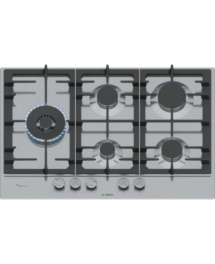 Bosch Serie 6 PCS7A5I90 , Piano cottura a gas, 75 cm, Acciaio inox