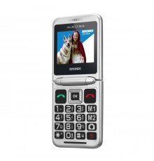 Brondi AMICO TUO 4G 6,1 cm (2.4") Nero, Metallico Telefono per anziani