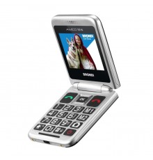 Brondi AMICO TUO 4G 6,1 cm (2.4") Nero, Metallico Telefono per anziani