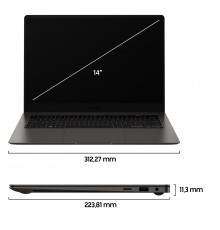 Samsung Galaxy Book3 Pro 14" Laptop i7 16GB 512GB Windows 11 Pro Graphite