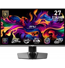 MSI MPG 272URX QD-OLED Monitor PC 67,3 cm (26.5") 3840 x 2160 Pixel 4K Ultra HD Nero