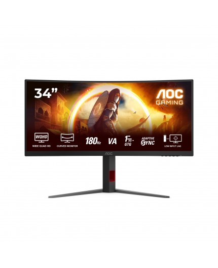 AOC G4 CU34G4 Monitor PC 86,4 cm (34") 3440 x 1440 Pixel Wide Quad HD LED Nero, Rosso AOC G4 CU34G4 Monitor PC 86,4 cm (34") 3440 x 1440 Pixel Wide Quad HD LED Nero, Rosso