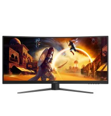 AOC G4 CU34G4 Monitor PC 86,4 cm (34") 3440 x 1440 Pixel Wide Quad HD LED Nero, Rosso