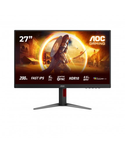 AOC 27G4HA Monitor PC 68,6 cm (27") 1920 x 1080 Pixel Full HD LED Nero, Rosso