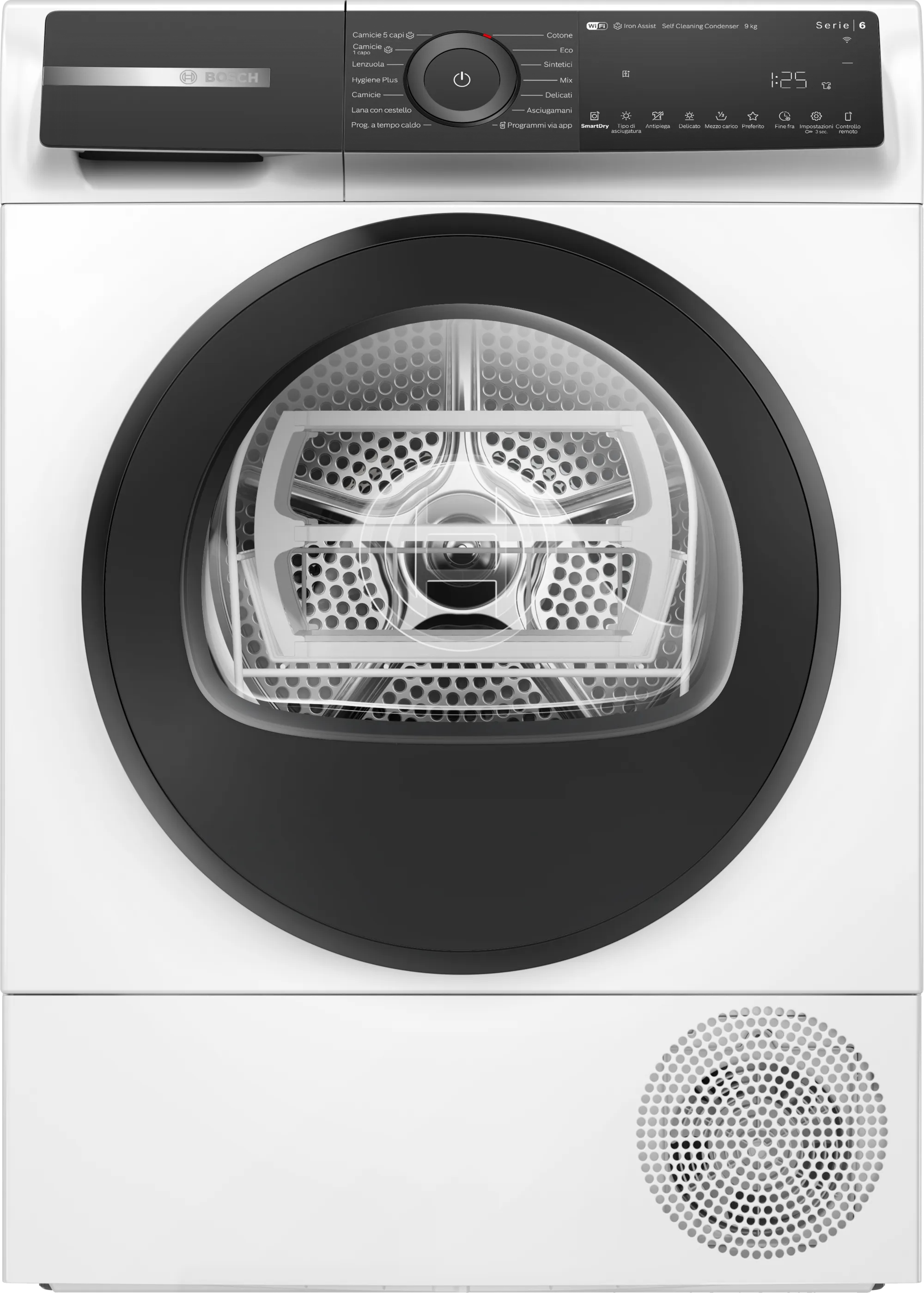 Bosch WQH245A0IT Serie 6 Asciugatrice a pompa di calore 9 kg Bianco