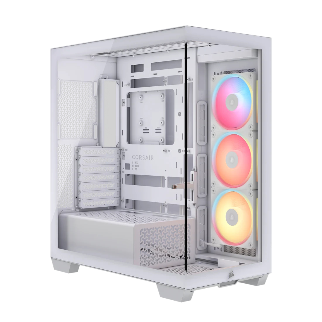 Corsair Midi Tower 3500X LXR LINK TG Bianco