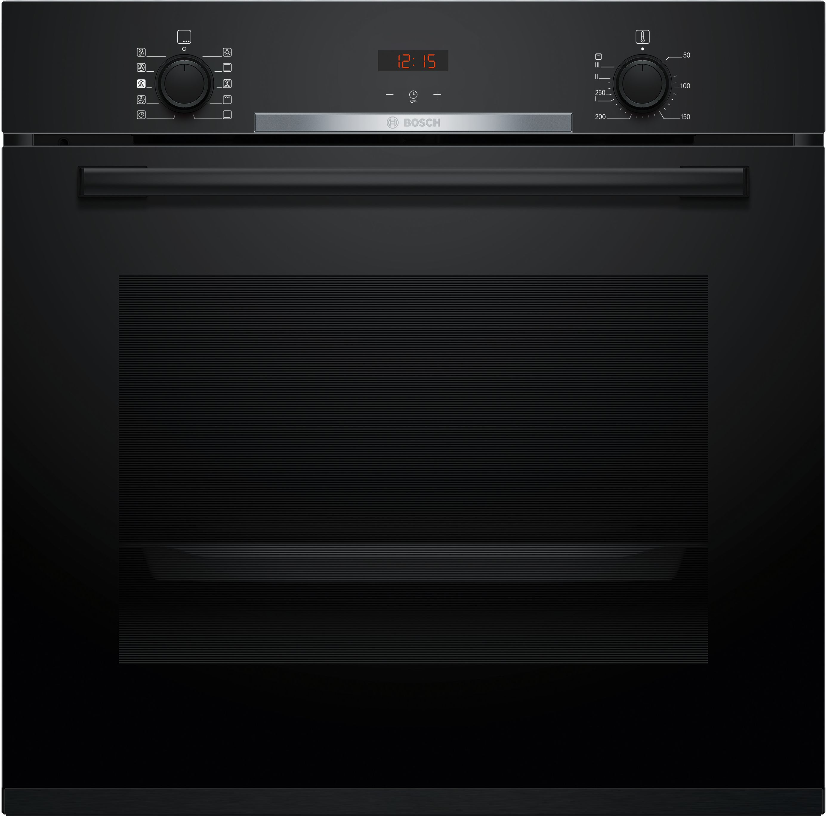 Bosch Serie 4 , Forno con vapore da incasso, 60 x 60 cm, Nero HQA334EB