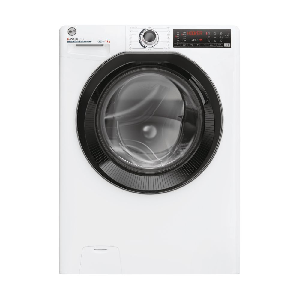 Hoover H-WASH 350 Lavatrice Slim 7kg, Classe A-10%, 1300 giri, Bianco,