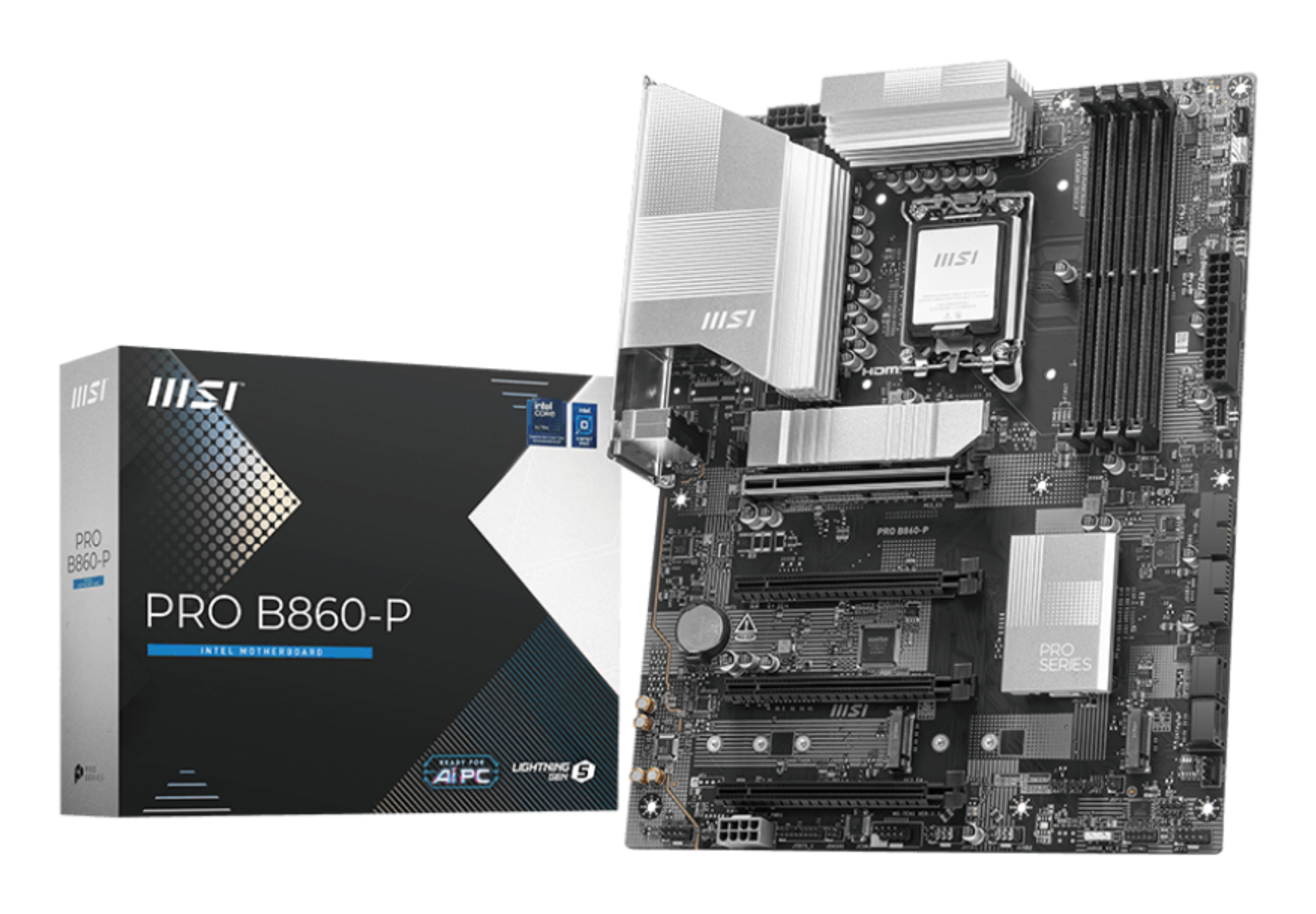 MSI PRO B860-P scheda madre Intel B860 LGA 1851 (Socket V1) ATX