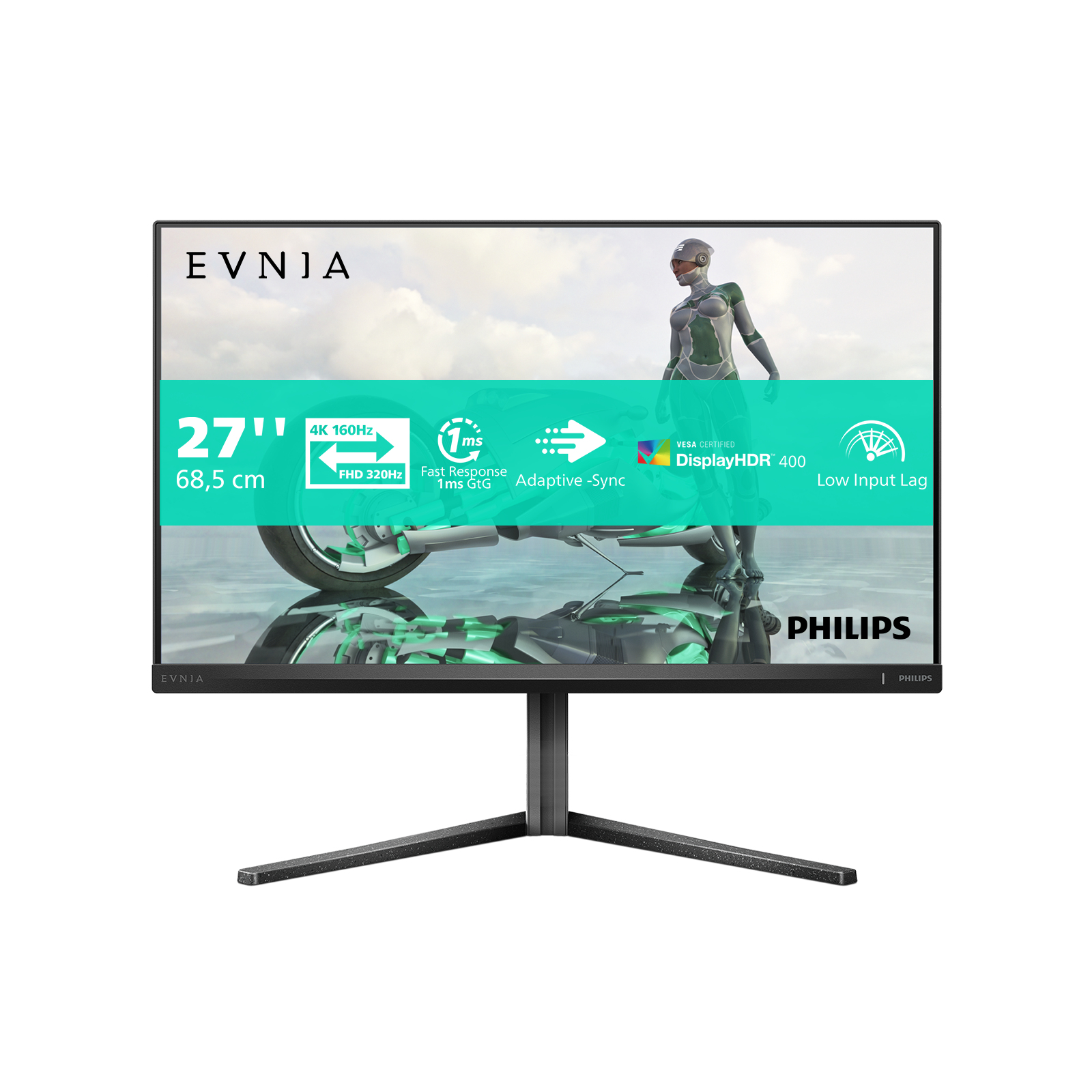 Philips Evnia 3000 27M2N3800A/00 Monitor PC 68,6 cm (27") 3840 x 2160