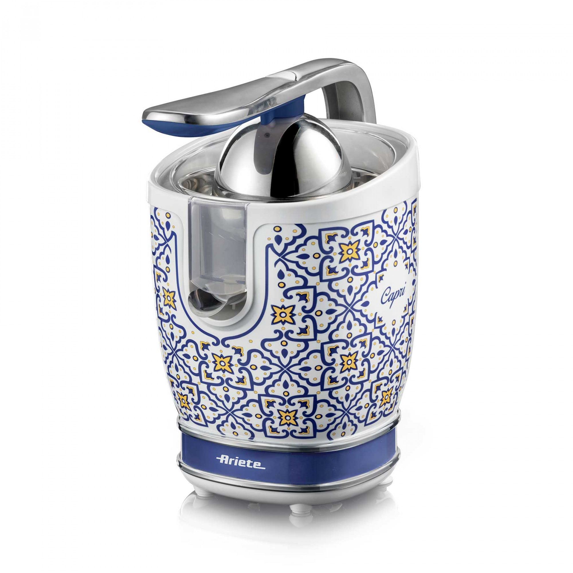 Ariete 413, Spremiagrumi Capri, Spremiagrumi Elettrico con Leva, 2 Con