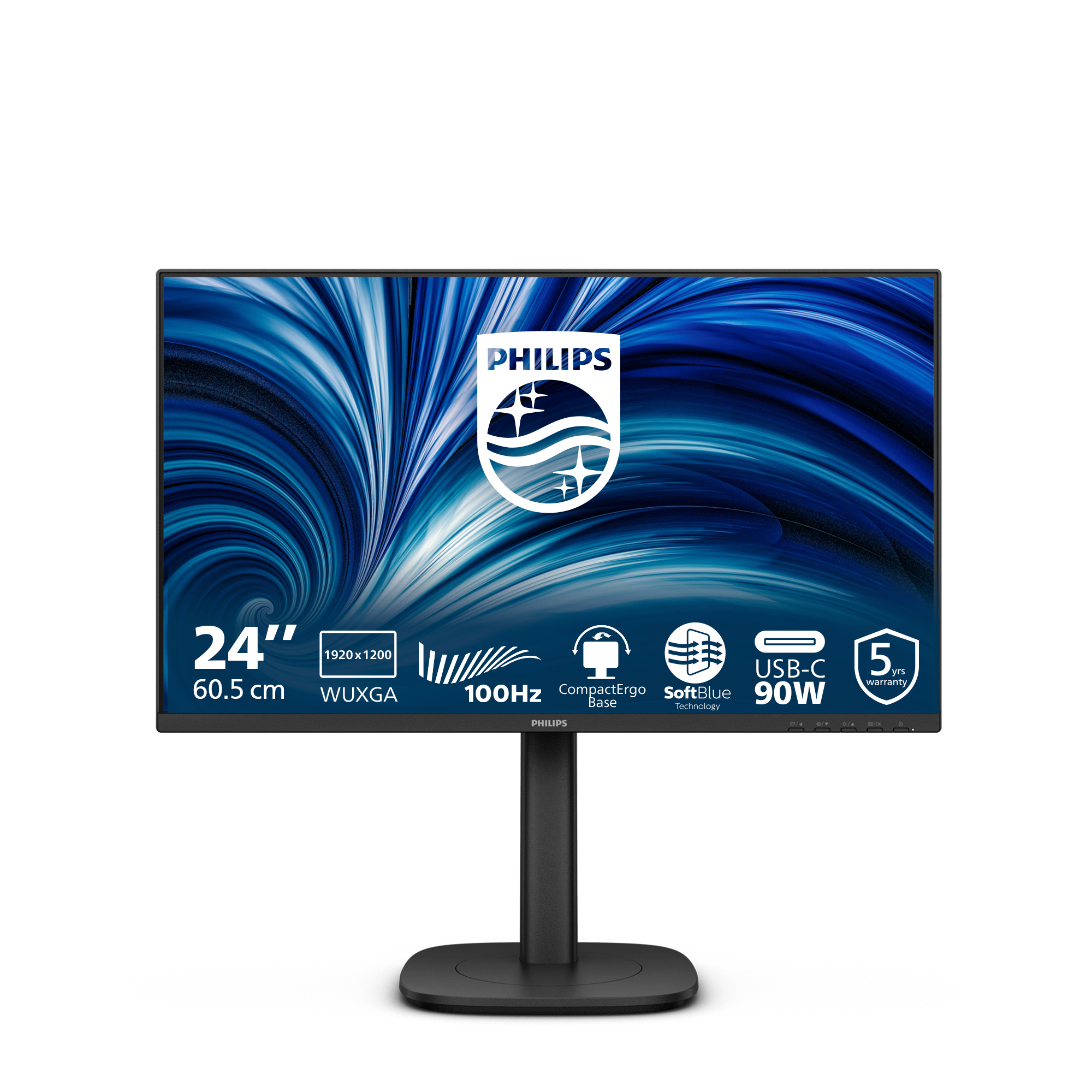 Philips 3000 series 24B2U3301D/00 Monitor PC 61,2 cm (24.1") 1920 x 12