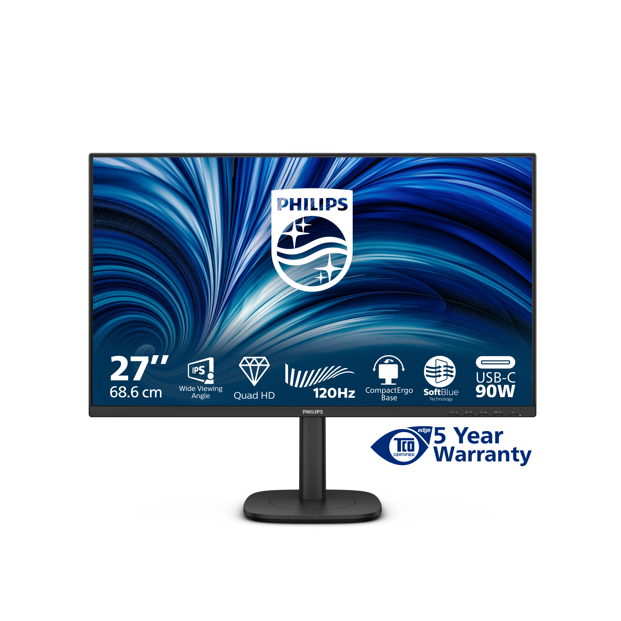 Philips 3000 series 27B2U3601/00 Monitor PC 68,6 cm (27") 2560 x 1440