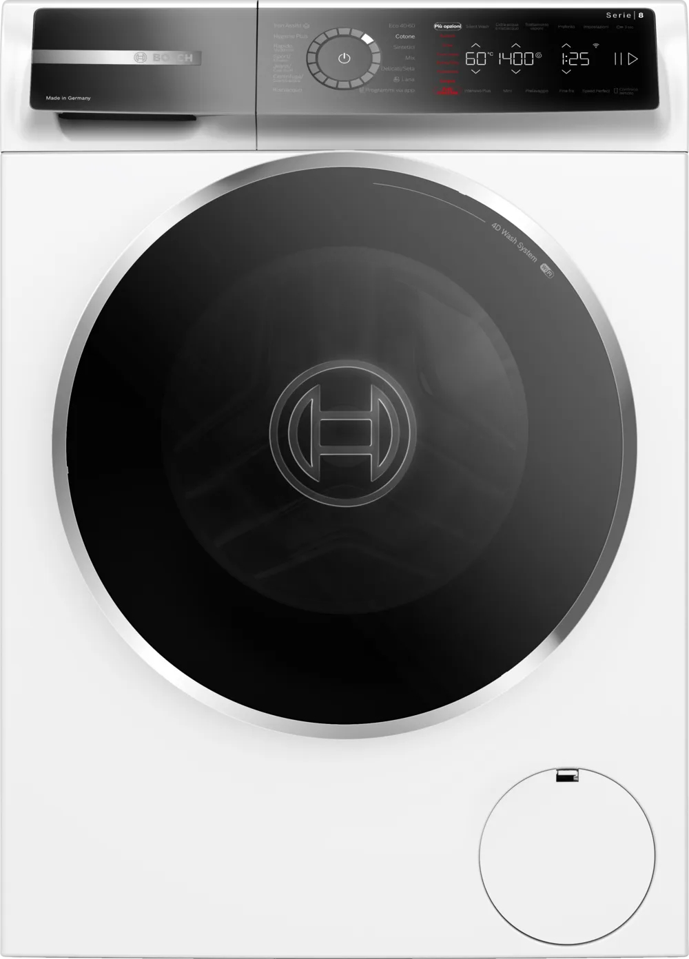Bosch Serie 8 WGB24402IT Lavatrice a carica frontale 9kg 1400g/min Bia
