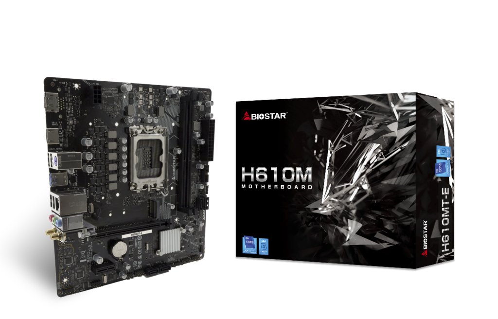 Biostar H610MT-E scheda madre Intel H610 LGA 1700 micro ATX