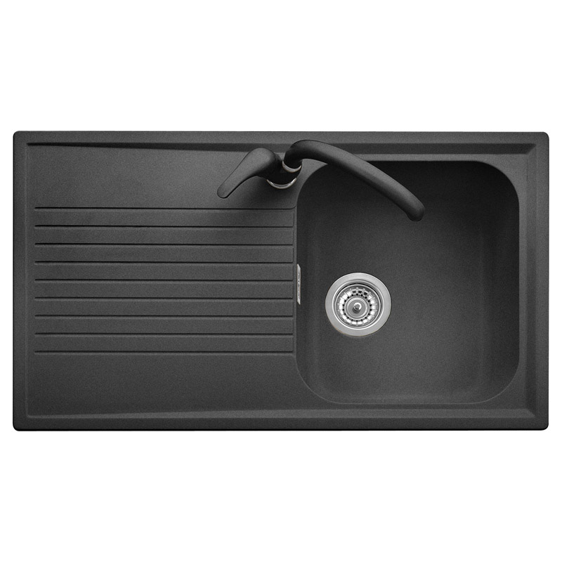 Plados Atlantic 86-10 Lavello montato su piano Rettangolare Microultra