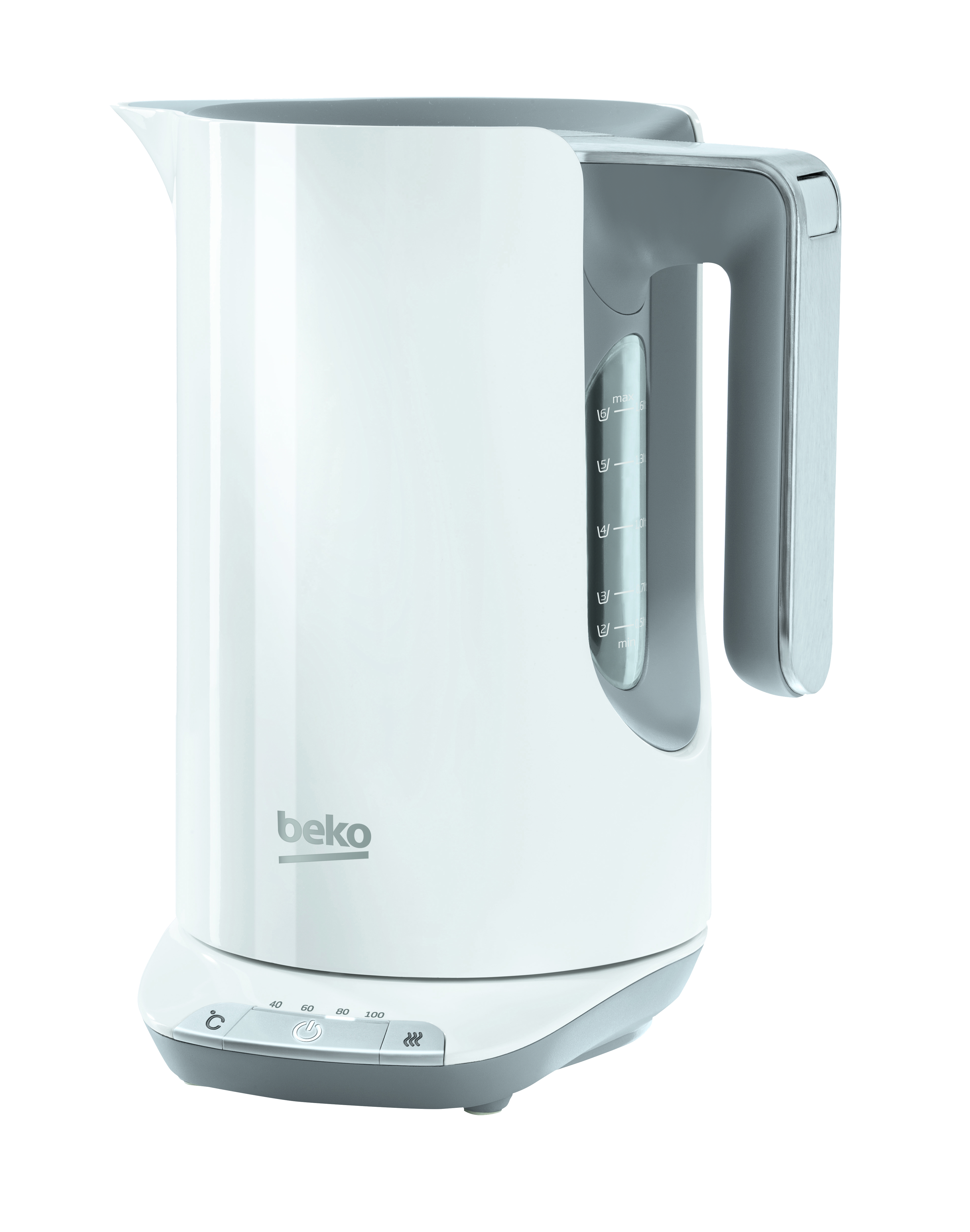 Beko WKD6246W bollitore elettrico 1,6 L 2400 W Grigio, Bianco