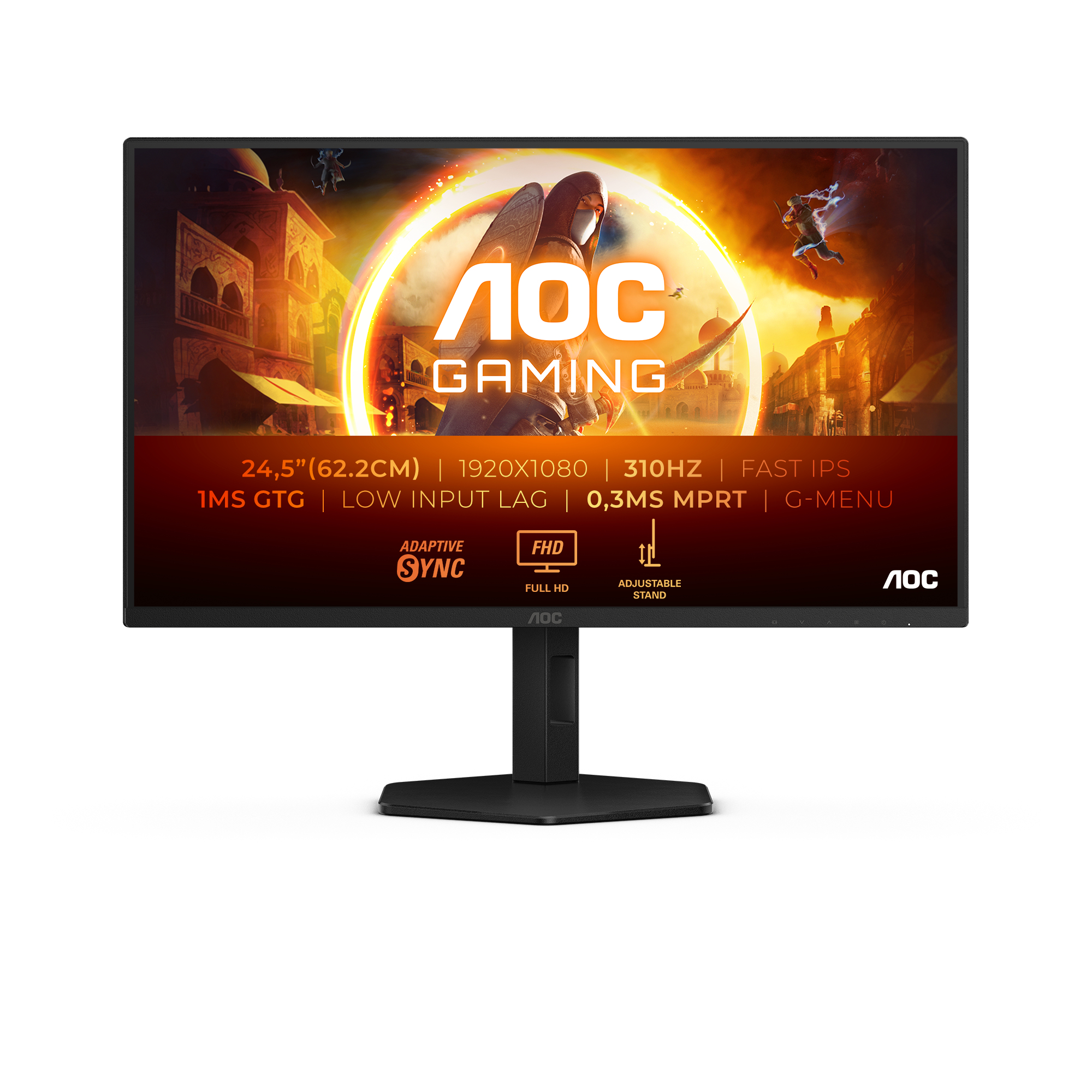 AOC G4 25G4SXU Monitor PC 62,2 cm (24.5") 1920 x 1080 Pixel Full HD LE