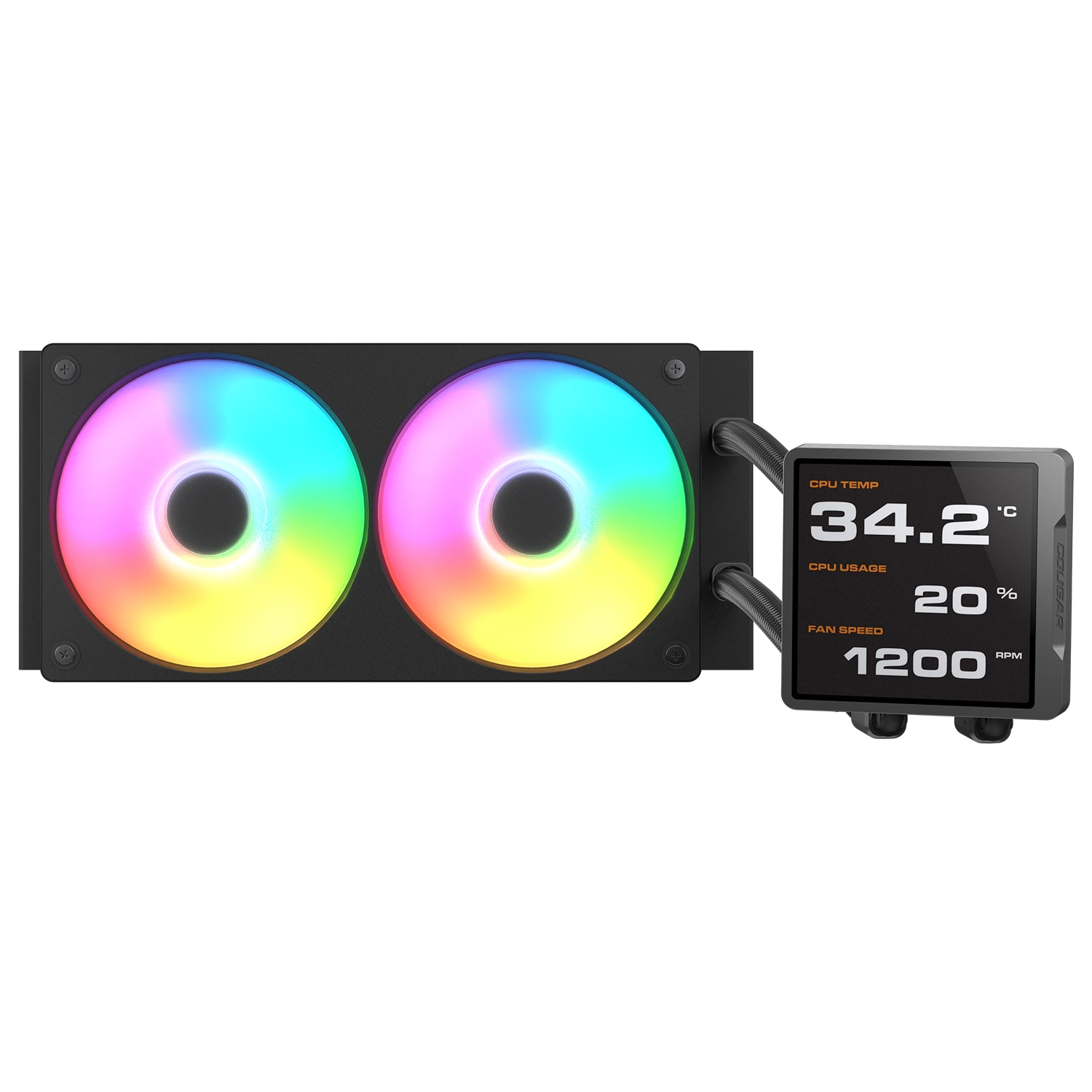 COUGAR CGR-PSDVPRGB-B-240 Processore Raffreddatore di liquidi tutto in