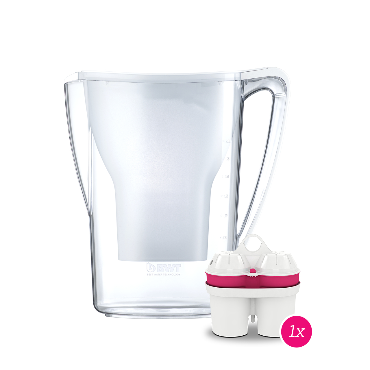 BWT AQUAlizer Home Caraffa filtrante 2,7 L Bianco