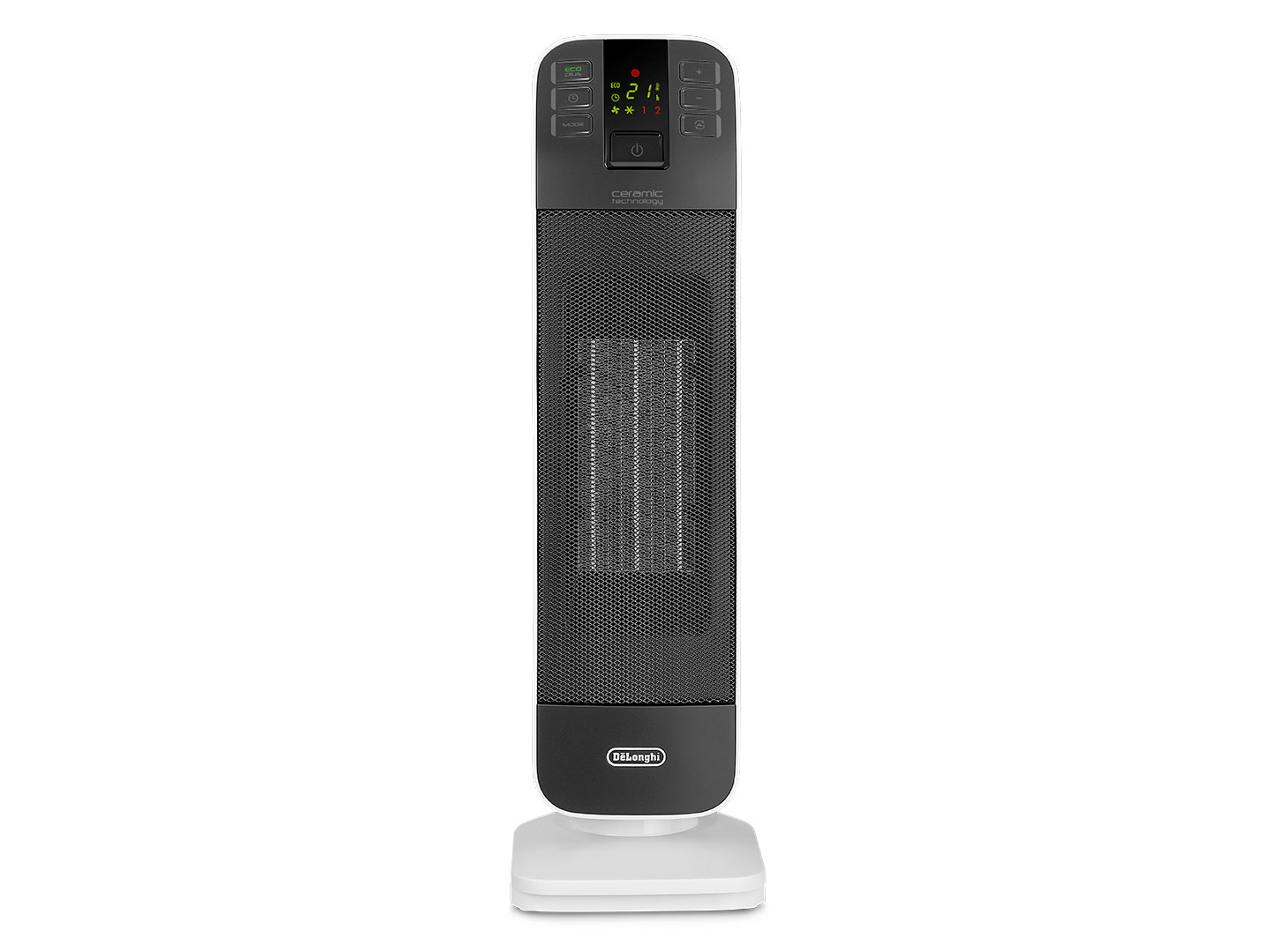 De’Longhi HFX65V20 Interno Nero, Bianco 2000 W Riscaldatore ambiente e