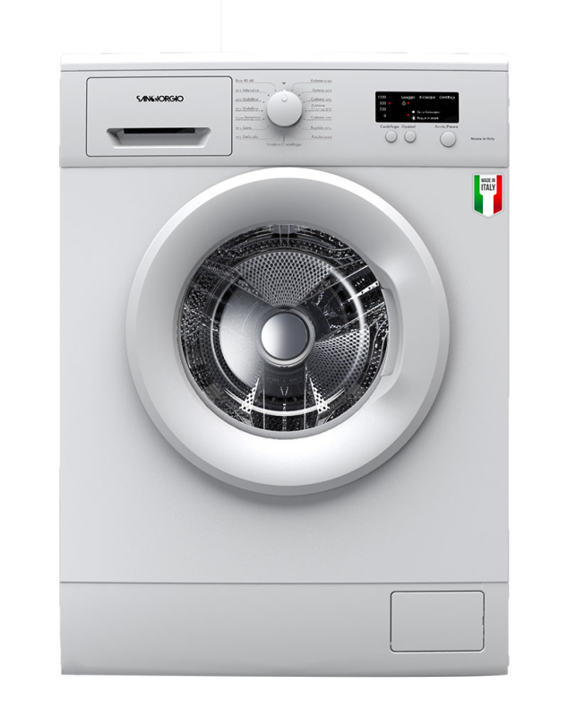 SanGiorgio SG710 lavatrice Caricamento frontale 7 kg 1000 Giri/min Bia