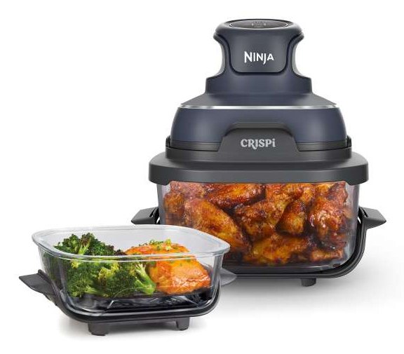 Ninja CRISPi Singolo 3,8 L 1700 W Friggitrice ad aria calda Blu, Grigi