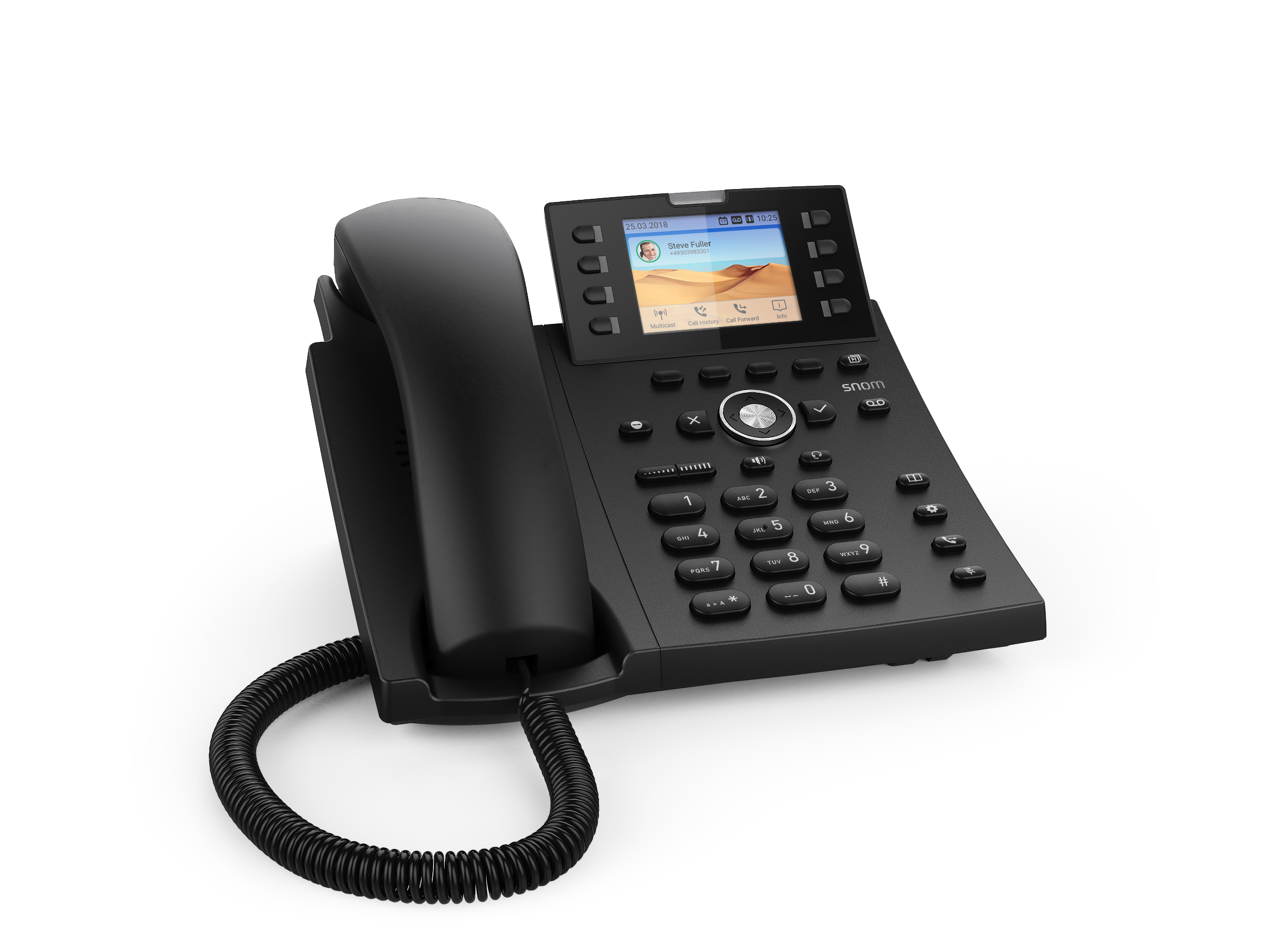 Snom D335 telefono IP Nero TFT