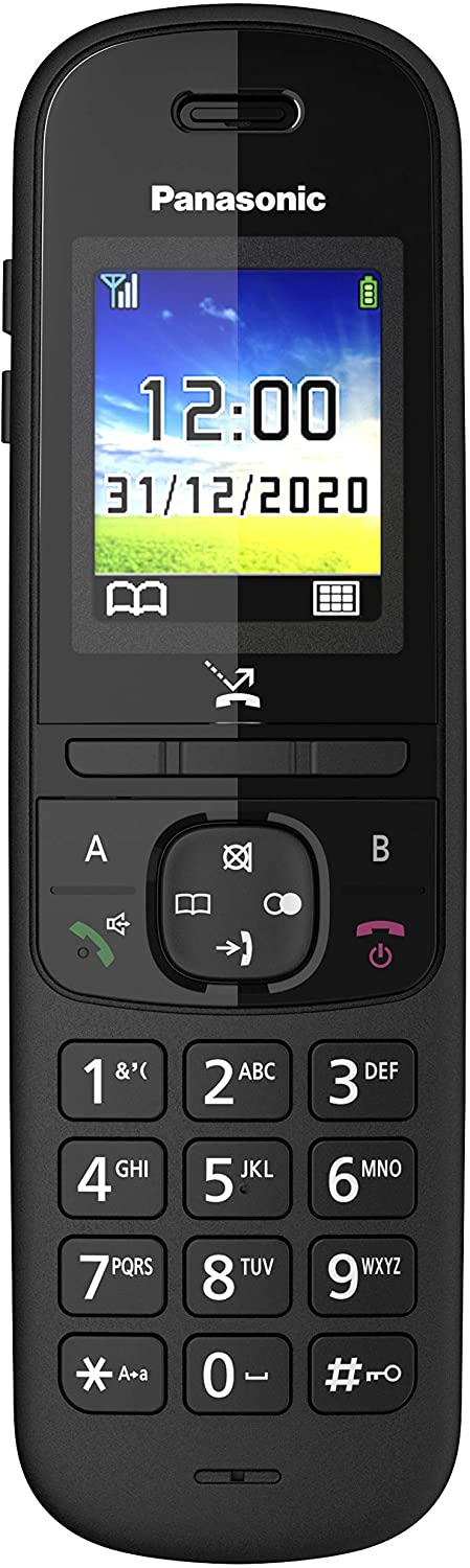Panasonic KX-TGH710JTB - Telefono cordless con segreteria telefonica,