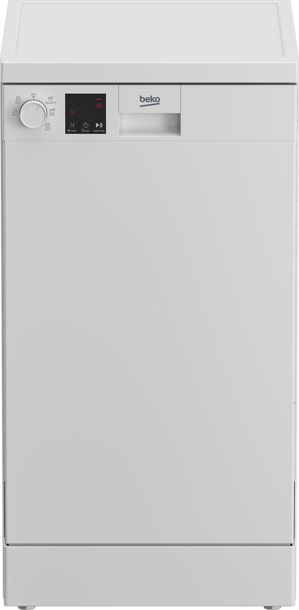 Beko DVS05024W: Lavastoviglie a Libera Installazione Slim, 45 cm, 10 C