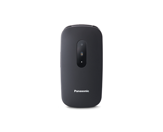 Panasonic KX-TU446EXB - Telefono per anziani a conchiglia, facile da u