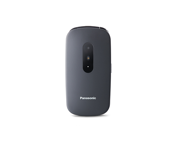 Panasonic KX-TU446EXG - Telefono per anziani a conchiglia, facile da u
