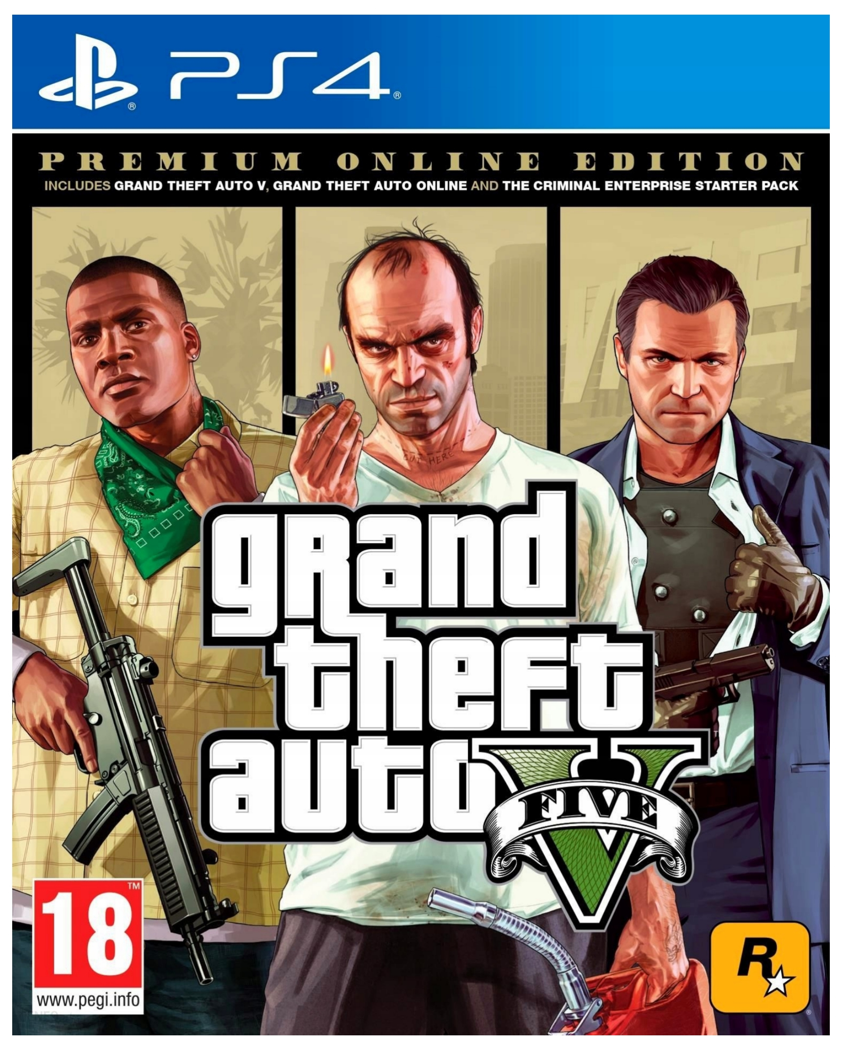 Rockstar Games Grand Theft Auto V: Premium Edition Tedesca, Inglese, E